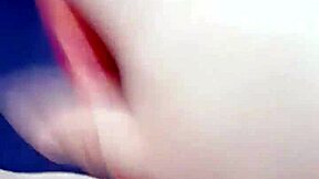 Amateur teen masturbates with dildo and fingers