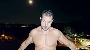 Nice night for a hot threesome with rimjob and lesbian action