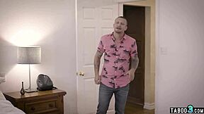 I spy on the petite redhead teen and prey on her ass while her family's away