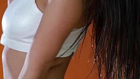 Big natural tits niemira posed naked and showing of stunning petite 18+ body softcore striptease ass solo pussy babe undressing