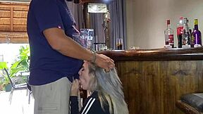 blonde teen bends for big dick creampie