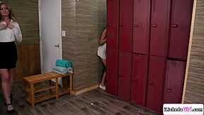 i stole lingerie but milf caught me and fucked