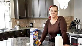 Fucking step daughter's cherry tits and honey filled pussy