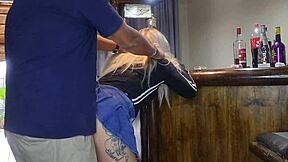 blonde teen bends for big dick creampie