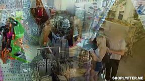 Is This Petite Teen 18+ Babe Pounding the Officer at Work?