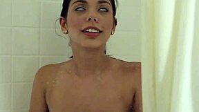 First time amateur in shower scene