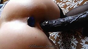 Wow, that french maid got carried away with a black dick so intensely!