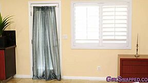 Teens engage in taboo foursome sucking and licking passionately!