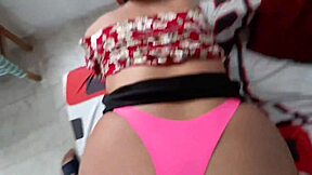 i happy to see my older mexican stepsisters big natural tits and monster cock again