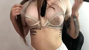 beautiful young latina with big tits showcases her best assets in softcore solo