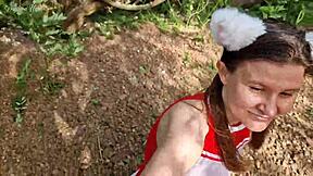 My Quadrobber GF Fucked in Forest Mouth