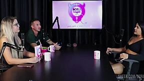 val mineirinha dominates in bora cast with bruna carlos, intense bdsm action.