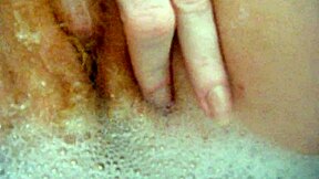 annie enjoys a comfy bubble bath with her body and monster toys