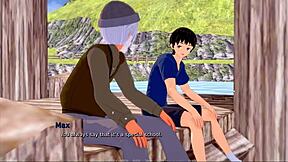 Teen Blows Big Cock In Call Of Nature!