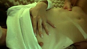 Is this step sister getting rough doggy style from a huge cock?