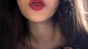 POV Russian Girl Gives Dildo Blowjob with Dirty Talk