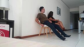 young teen nurse feels emotional sucking patient's dick in hospital