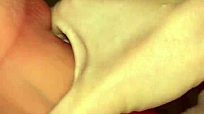 Classic scene where big cock penetrates tiny pussy in hardcore action with redhead housewife