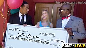 Jillian Janson Wins Two Black Cocks In Hardcore Reality POV Group Scene With Small Tits