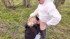 Wild public sex with beautiful girlfriend.