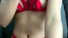 hot amateur latina stepsister plays with dildo in tight juicy pussy