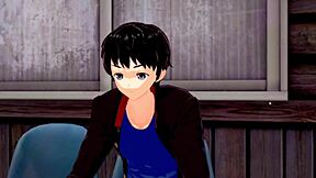 Teen Blows Big Cock In Call Of Nature!