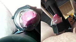 early morning outdoor session where woman takes control with dildo and makes me cum fast?