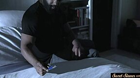 Glamorous teen with tattoo, are you riding BBC in the shower cowgirl style?