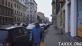 Fucked and creampied on webcam interview