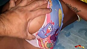 Thai teen bent over doggystyle cum from babysitter slut!