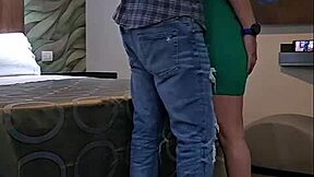 Valentine's gift: aunt Pam in wig gets fucked in front of husband