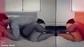 teen redhead aria carson rims older guy