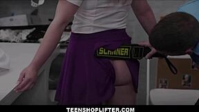 i caught hot blonde teen 18+ shoplifting and made a sex deal for no charges - mckenzie mae tony rubino