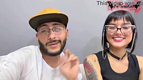 beautiful teen gives first day blowjob in office