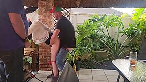 My neighbour shares his wife for creampie fun on weekends