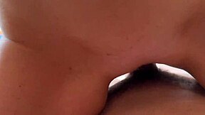 Harper Hill Bent Over Swallows Teddy Tarantino's Load By The Pool!