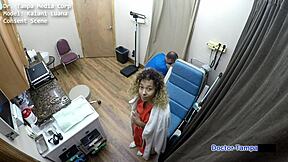 Cash for teen orgasms in Dr. Tampa's hospital handcuffs.