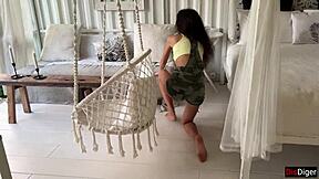 snake catcher gets tricked and fucked squirting cum swallowing