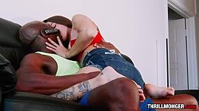 Sexy sadie gets rimjob and creampies 😍