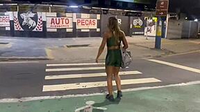 Young Brunette Wife Humiliates Husband By Fucking Stranger In Lipstick Fetish