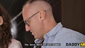 young skinny girl shows stepdaddy real deepthroat