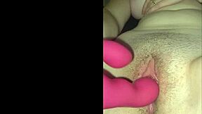 In this homemade video, a petite brunette babe teases her tight pussy with a dildo, focusing on softcore solo masturbation and natural tits.