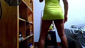 i improvised as a stripper, but got angry when he came inside