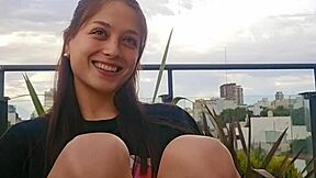 simon says i should squirt all over as my cute latina roommate fingers my big ass and natural tits in dorm domination 😈