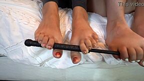 Doctor helps change oil while sniffing feet and socks.