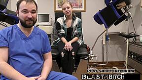 Ava Siren's pussy fucked and cum blasted