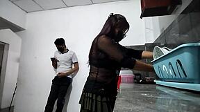 whats the neighbor doing masturbating while looking at me like a degenerate