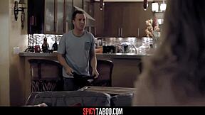 blonde babysitter gets caught up with a cheating husband in doggystyle action