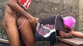 she begged me to fuck her hard and make her pussy talk outdoors