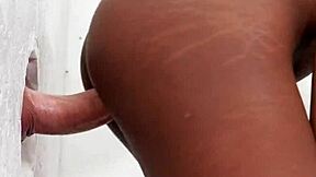 Petite Ebony Teen Anne Amari Loves Gloryhole Blowjobs